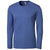 Clique Men's Blue Heather Charge Active Tee Long Sleeve