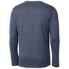 Clique Men's Navy Heather Charge Active Tee Long Sleeve