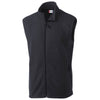 Clique Men's Charcoal Summit Full Zip Microfleece Vest