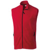 Clique Men's Red Summit Full Zip Microfleece Vest