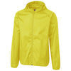 Clique Men's Neon Yellow Reliance Packable Jacket