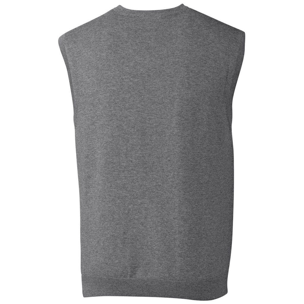 Clique Men's Charcoal Melange Imatra V-neck Sweater Vest