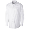 Clique Men's White Long Sleeve Avesta Stain Resistant Twill