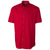 Clique Men's Deep Red Short Sleeve Avesta Stain Resistant Twill