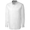 Clique Men's White Long Sleeve Bergen Stain Resistant Twill