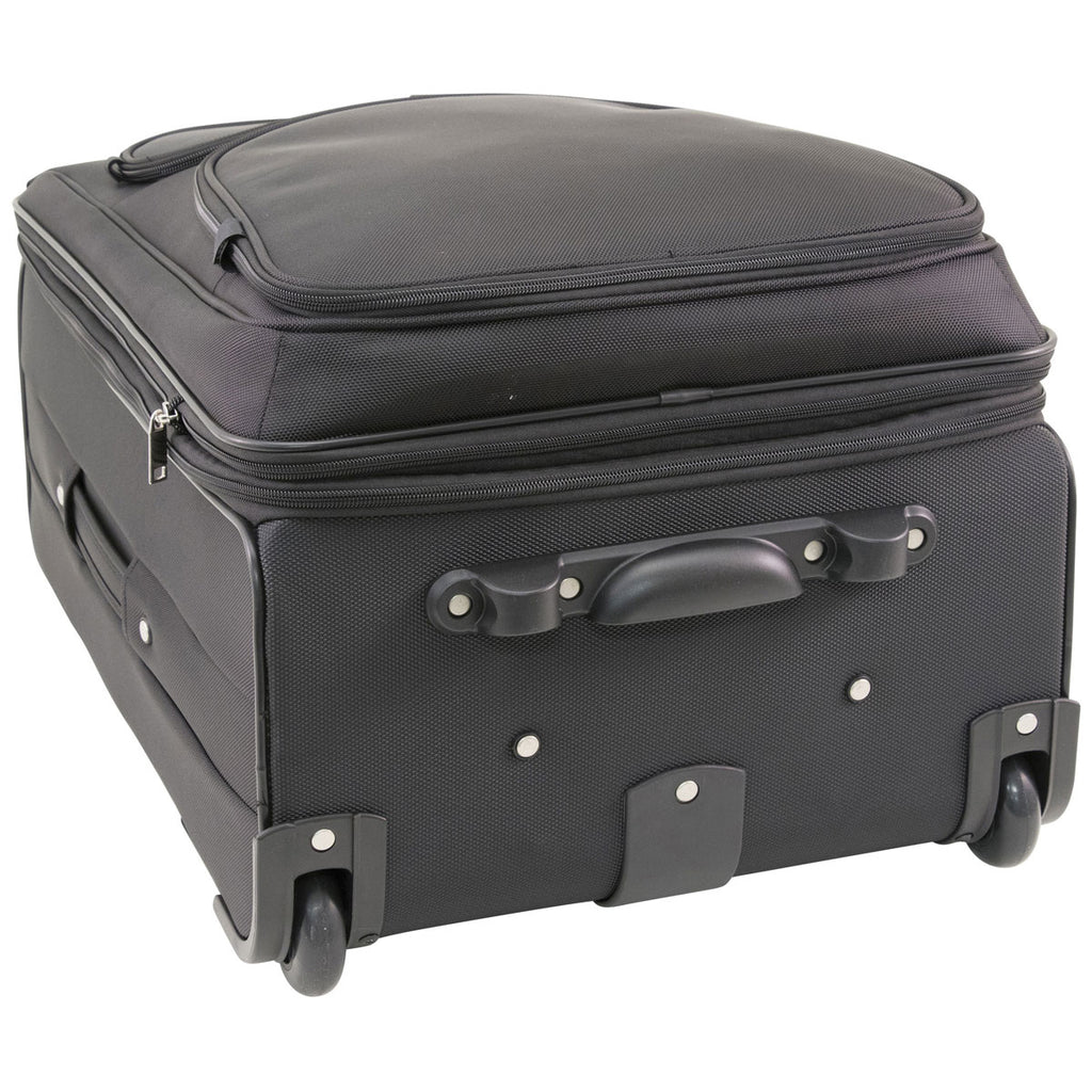 Mercury Luggage Black 24" Wheeled Upright