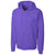 Clique Unisex Purple Basics Fleece Full Zip Hoodie