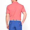 Peter Millar Men's Cape Red Solid Seaside Wash Polo
