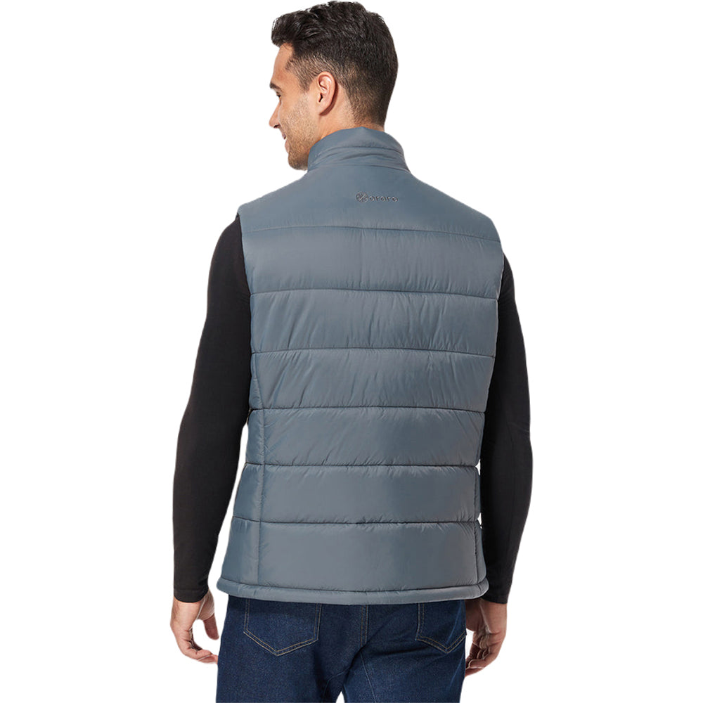 Ororo Men's Grey Classic Heated Vest
