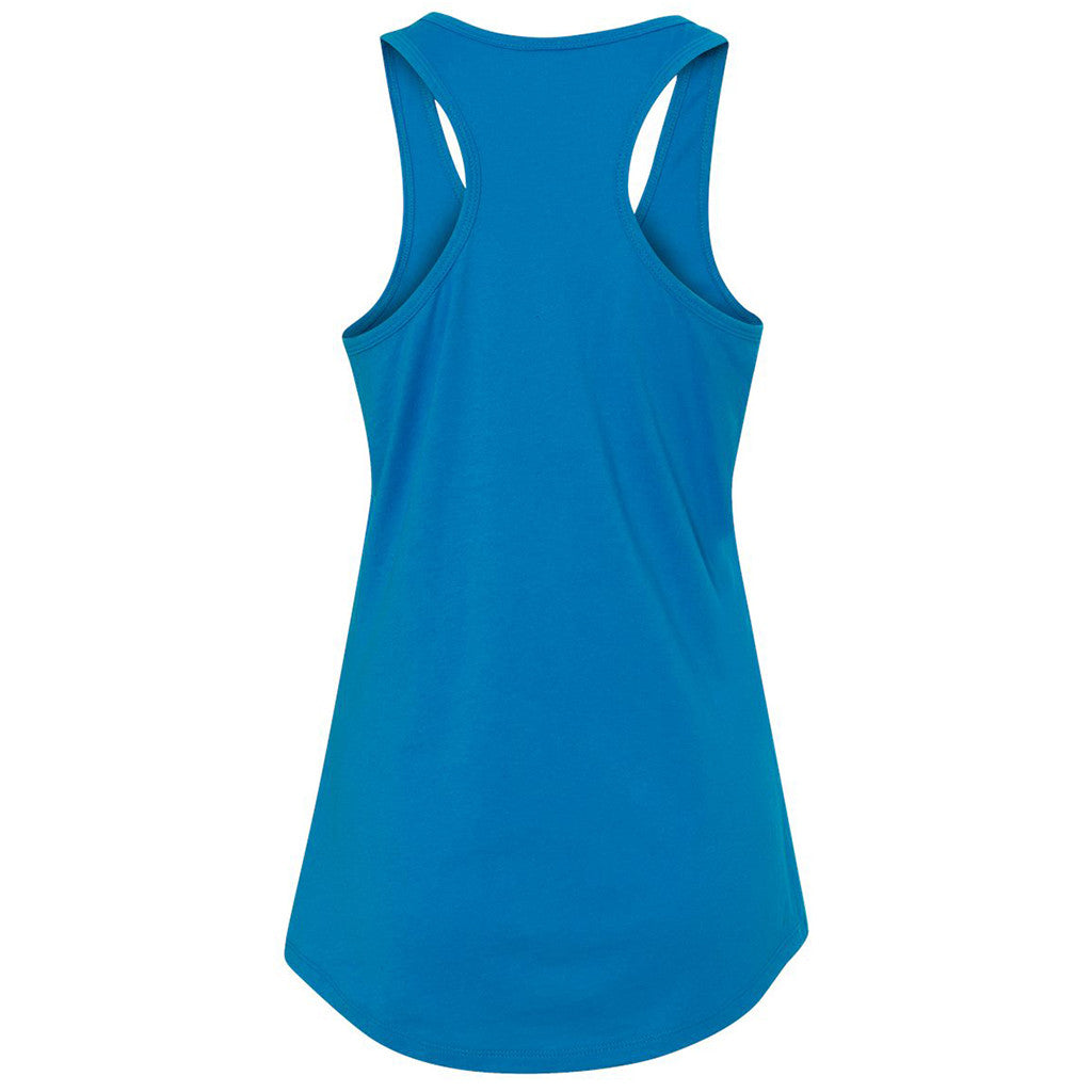 Next Level Apparel Women’s Ideal Racerback Tank – 60% Cotton 40% Polyester, Tahiti-Turquoise, X-Large - View #2