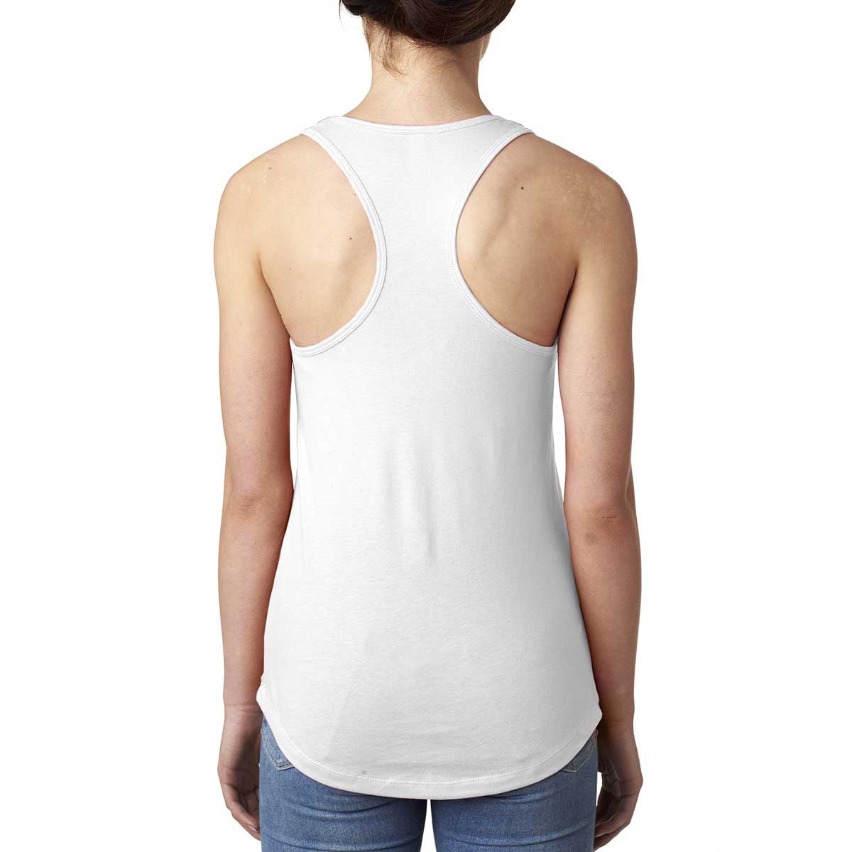 Next Level 1533 Racerback Tank Top - Lightweight Jersey, Royal Blue, Size Small - View #6