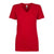 Next Level Women's Red Ideal V-Neck Tee