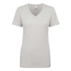 Next Level Women's Silver Ideal V-Neck Tee