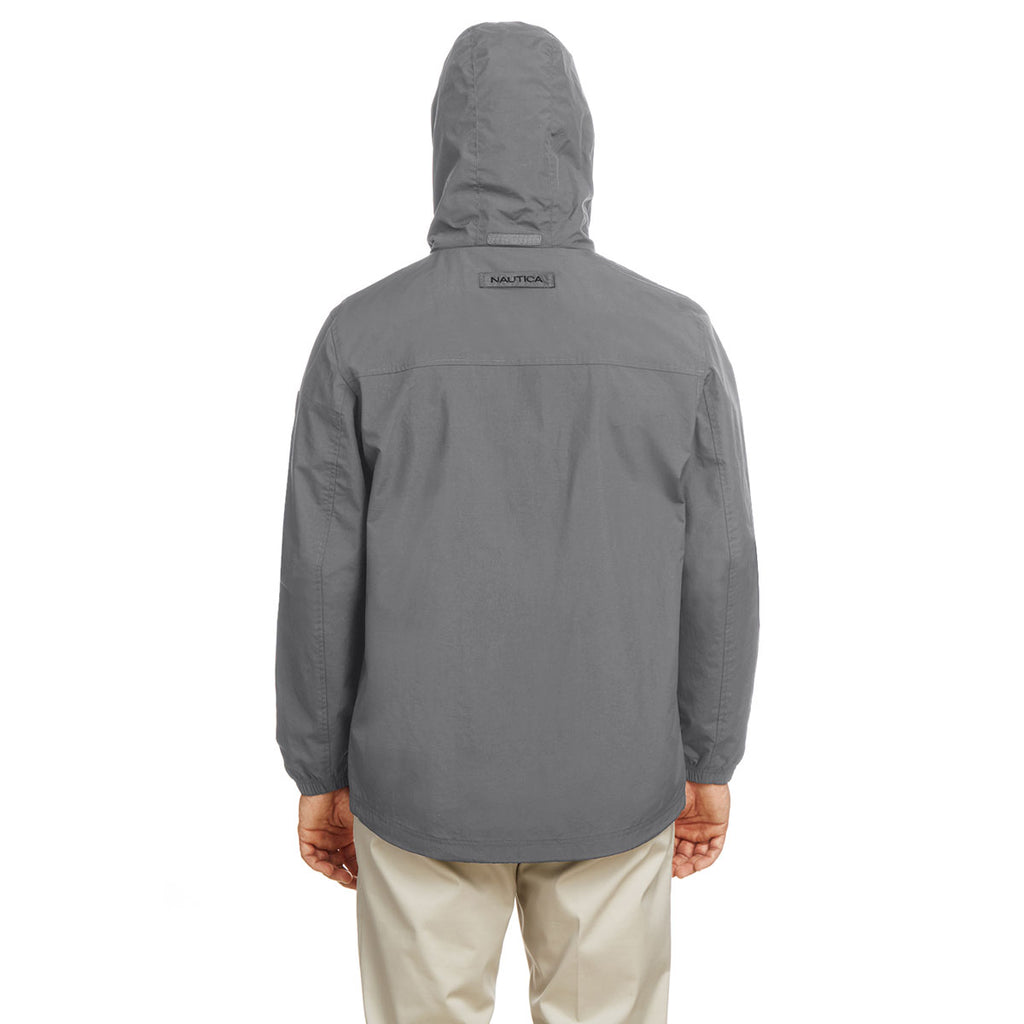 Nautica Men's Graphite Voyage Raincoat