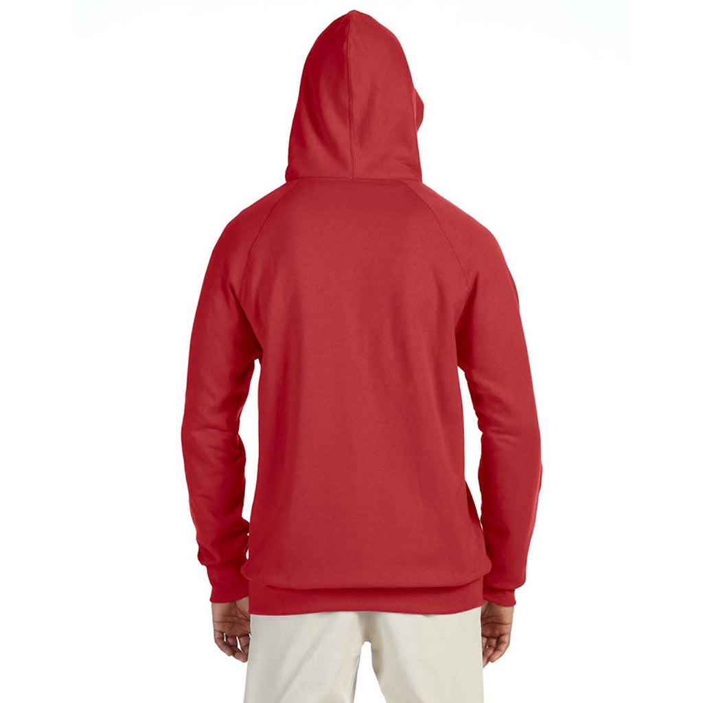 Hanes Men's Vintage Red 7.2 oz. Nano Pullover Hood