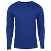 Next Level Men's Royal Premium Fitted Long-Sleeve Crew Tee