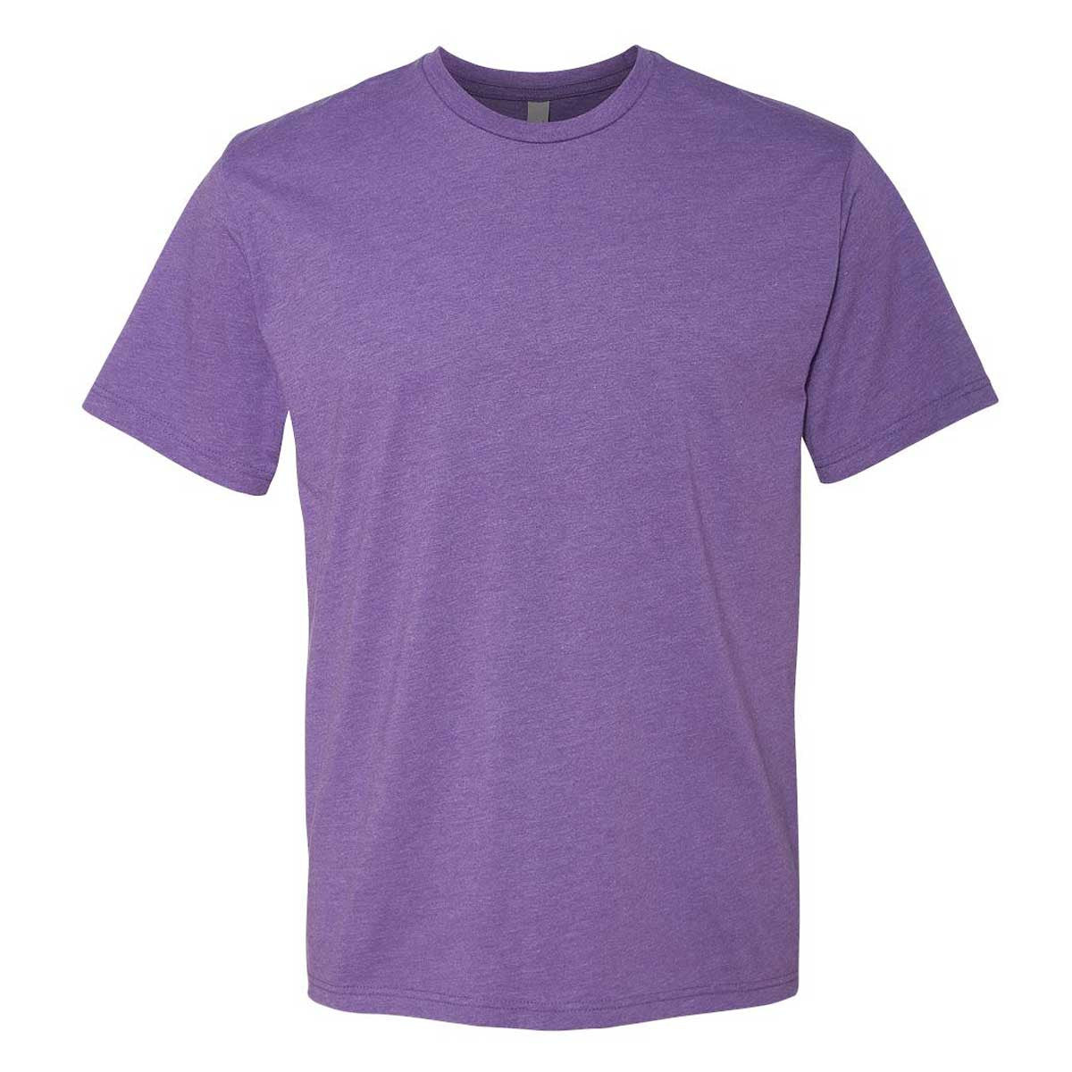 Next Level N6210 Premium Fitted CVC Crew T-Shirt - Purple Rush, 60/40 Cotton Poly Blend, Medium