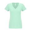 Next Level Women's Mint Sueded V-Neck Tee