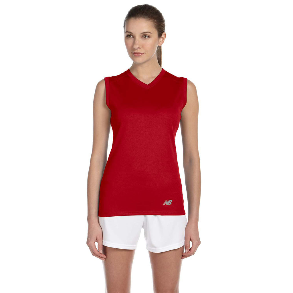 New balance ladies ndurance athletic v neck t shirt hot sale