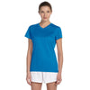 New Balance Women's Sapphire Ndurance Athletic V-Neck T-Shirt