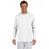 New Balance Men's White Ndurance Athletic Long-Sleeve T-Shirt