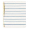 Sugar Paper Blue Breton Stripe Spiral Notebook