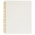 Sugar Paper Grey Ticking Stripe Spiral Notebook