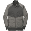 The North Face Men's Medium Grey Heather/Asphalt Tech Full Zip Fleece Jacket