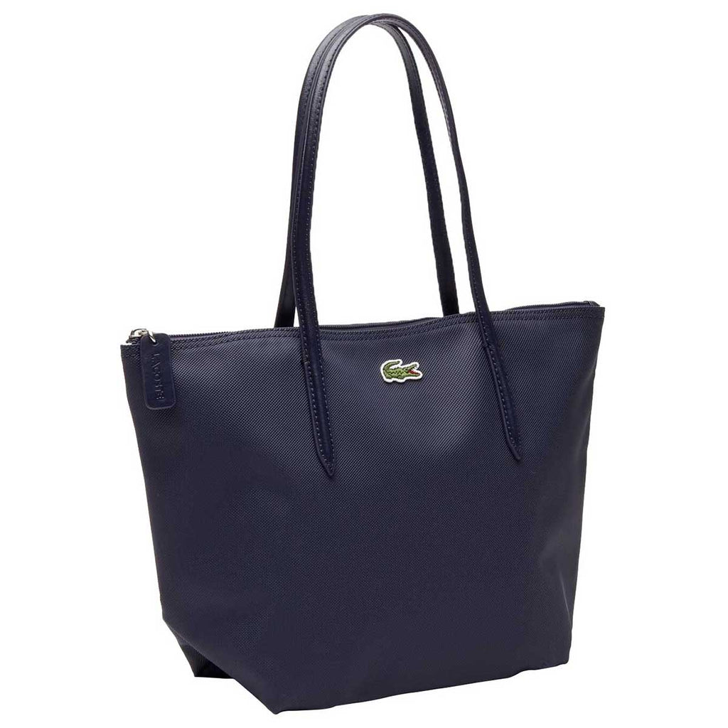 Lacoste Women's Shadow Blue L.12.12 Small Tote Bag