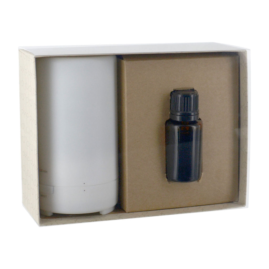 SnugZ Tranquility Electronic Diffuser & 15mL Dropper Bottle Essential Oil