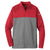 Nike Men's Gym Red/Dark Grey Heather Therma-FIT 1/2-Zip Fleece