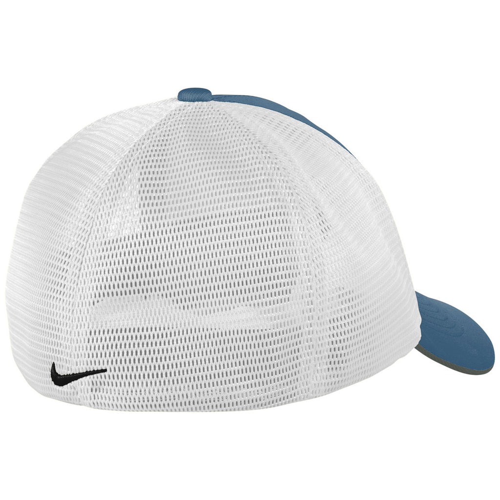 Nike Navy/White Dri-FIT Mesh Back Cap