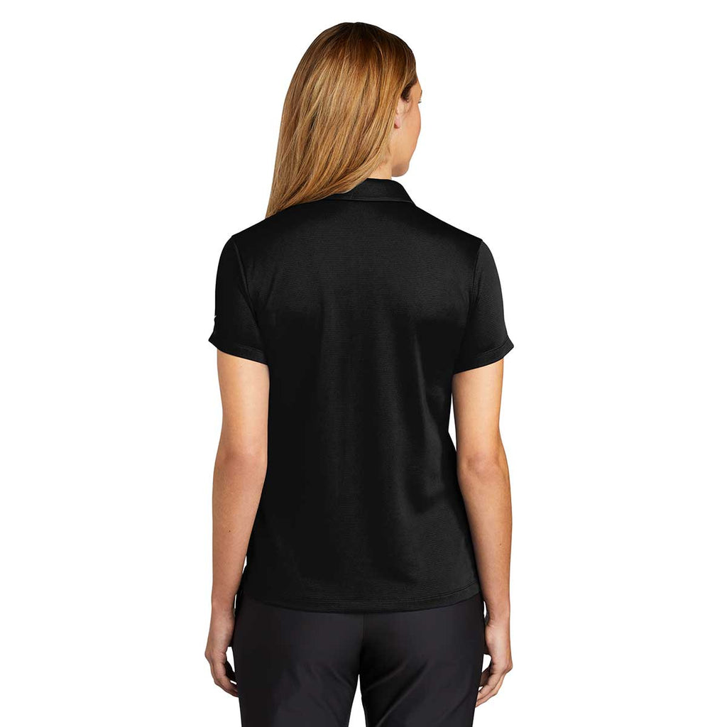 Nike Women's Black Dry Essential Solid Polo