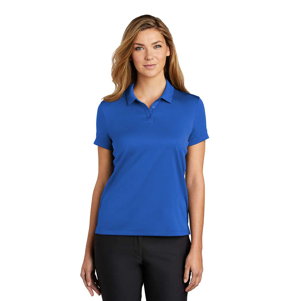 Nike Women's Game Royal Dry Essential Solid Polo