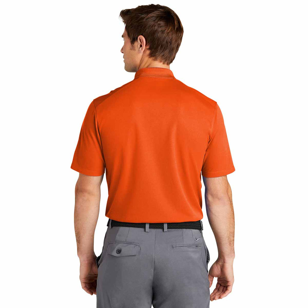 Nike Men's Brilliant Orange Dri-FIT Micro Pique 2.0 Polo
