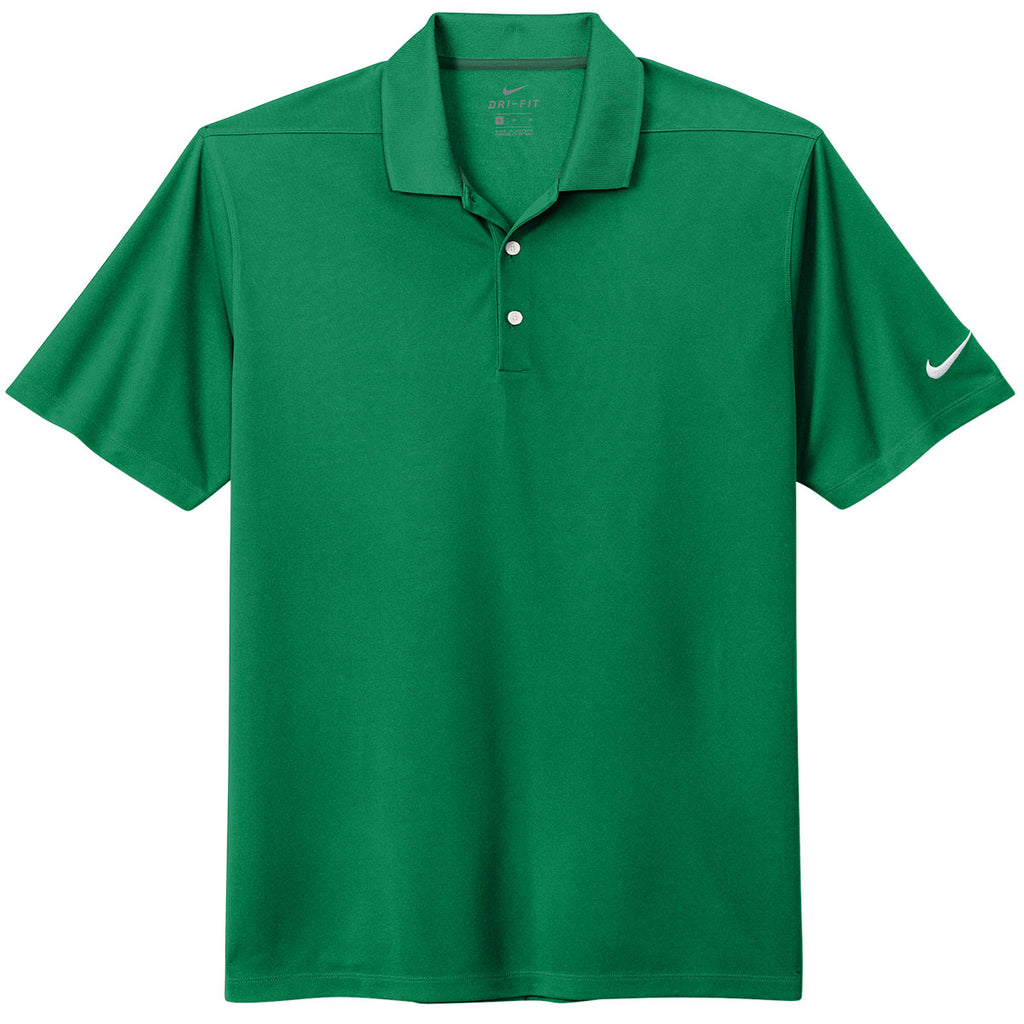 Of anders Hectare passend Corporate Logo Nike Men's Lucid Green Dri-FIT Micro Pique 2.0 Polo
