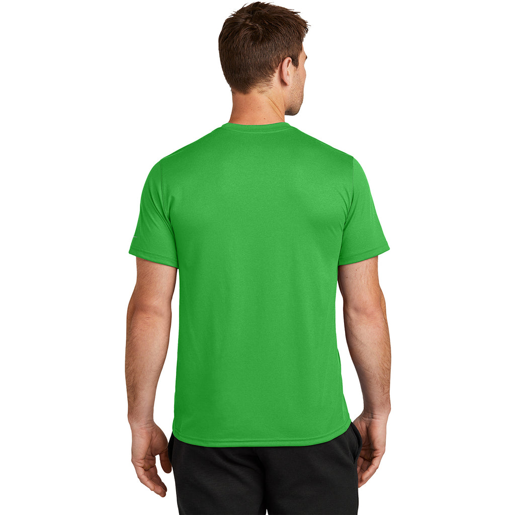 Nike Men's Apple Green Swoosh Sleeve rLegend Tee