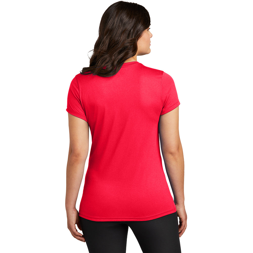 Nike Women's University Red Swoosh Sleeve rLegend Tee