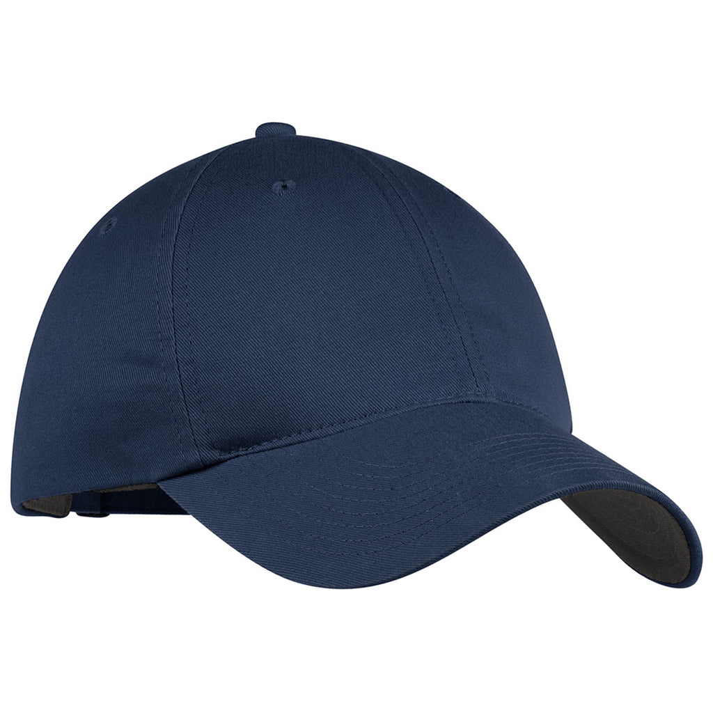 Nike Navy Unstructured Cotton/Poly Twill Cap