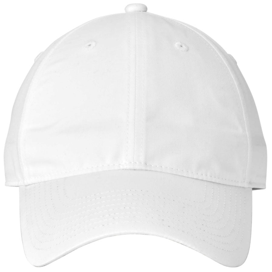 Nike White Unstructured Cotton/Poly Twill Cap