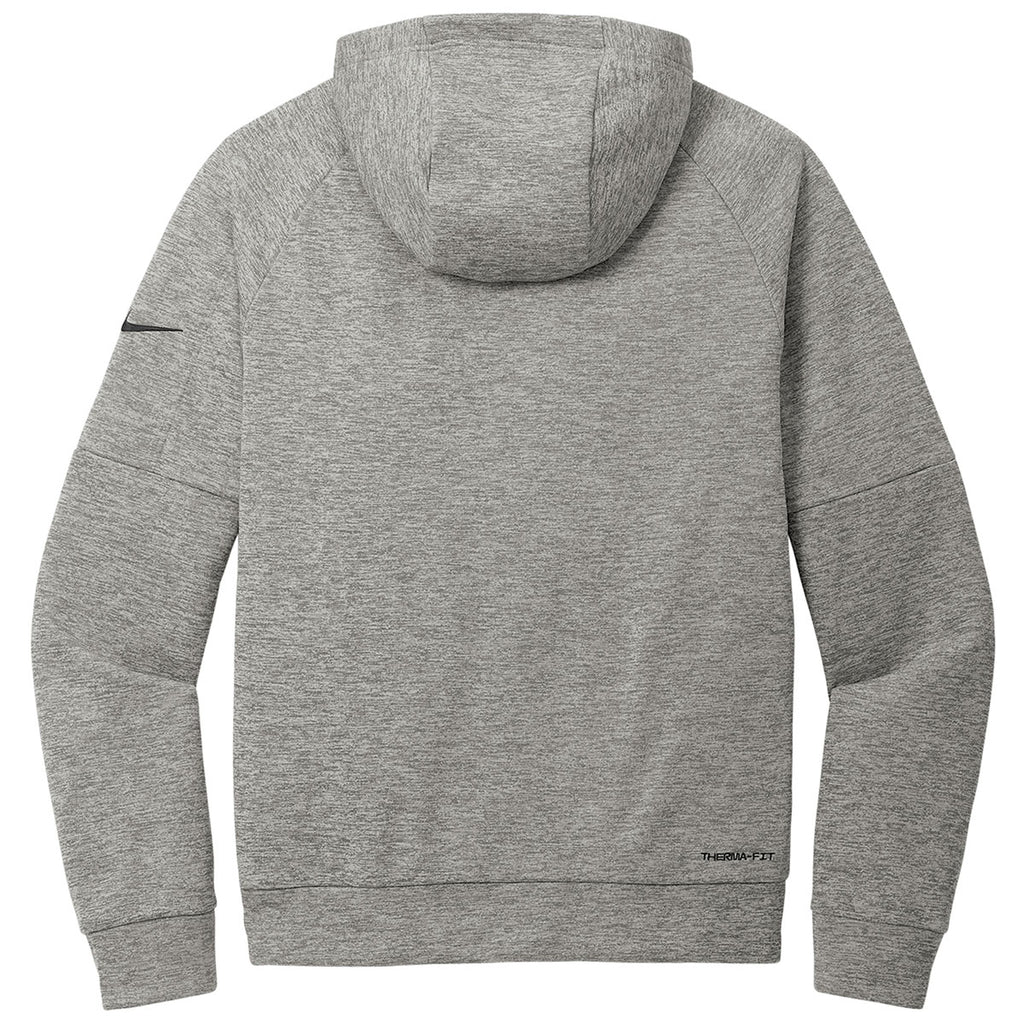 Nike Men's Dark Grey Heather Therma-FIT Pocket 1/4-Zip Nike Men's Dark Grey Heather Therma-FIT Pocket 1/4-Zip