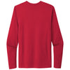 Next Level Men's Red Cotton Long Sleeve Tee