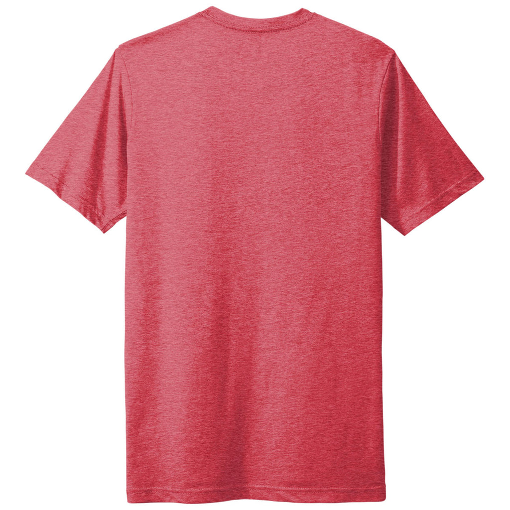 Next Level Unisex Red Poly/Cotton Tee
