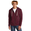 Next Level Unisex Maroon Beach Fleece Full-Zip Hoodie