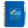 BIC Blue Plastic Cover Notebook with Matching BIC Media Pen