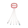 K & R Red 4-in-1 Charging Cable