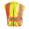 OccuNomix Men's Yellow High Visibility Classic Mesh Two-Tone Safety Vest