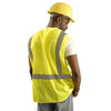 OccuNomix Men's Yellow High Visibility Classic Mesh Standard Safety Vest