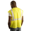 OccuNomix Men's Yellow High Visibility Premium Mesh Gloss Safety Vest