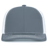 Pacific Headwear Graphite/White/GraphiteContrast Stitch Trucker Pacflex Snapback Cap